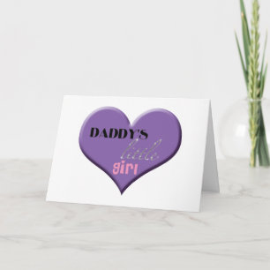 Cartão Daddy's Little Girl - Happy Father's Day