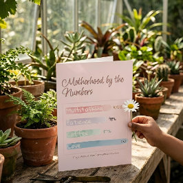 Cartão Dados Suaves | Dia das Mães Dobrado pelos Números