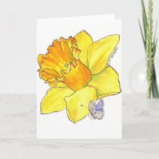 Cartão Daffodil blank card