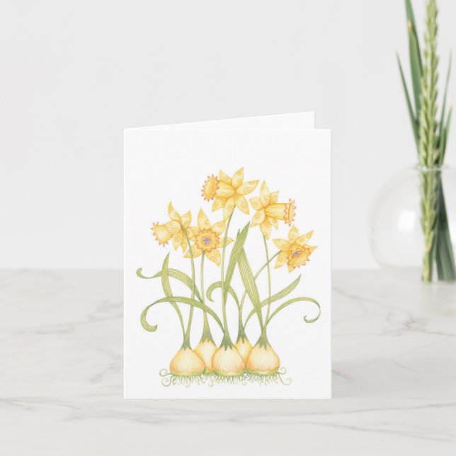 Cartão Daffodil - Note Card (Frente)