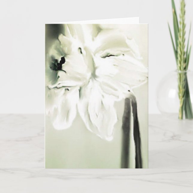 Cartão Daffodil para o Pai (Frente)