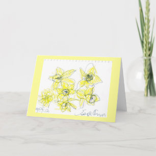 Cartão Daffodils Greeting Card