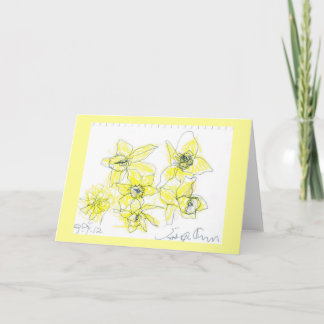 Cartão Daffodils Greeting Card