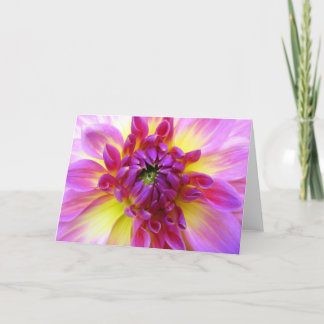 Cartão Dahlia Blank Greeting Card
