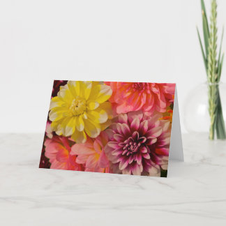 Cartão Dahlia Greeting Card