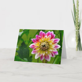 Cartão Dahlia Greeting Card, Blank Inside