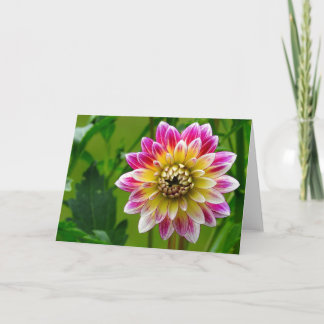 Cartão Dahlia Greeting Card, Blank Inside