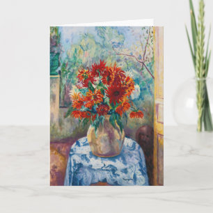 Cartão Dahlias, Santo-Tropez   Henri Manguin