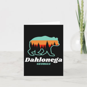 Cartão Dahlonega Georgia Bear Mounties