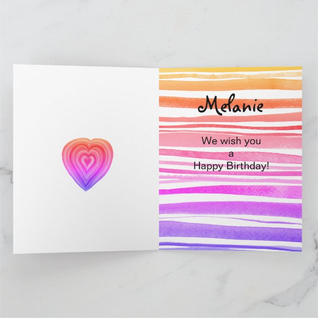 Cartão Daisies (Interior)