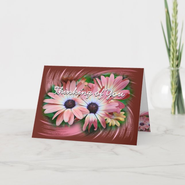 Cartão Daisies 2453 whyrstbk- personalize qualquer ocasiã (Frente)