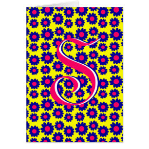 Cartão Daisies Azuis