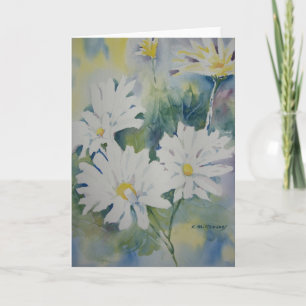 Cartão Daisies in Spring Greeting Card