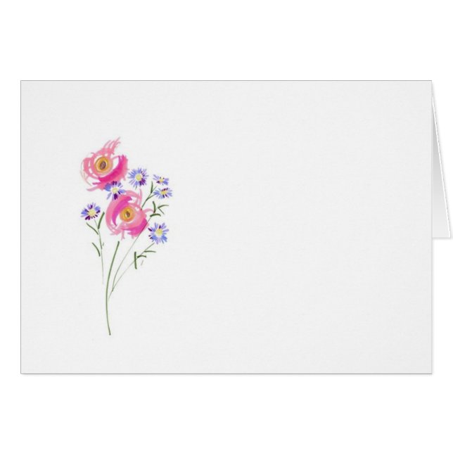 Cartão Daisies Notecard (Frente horizontal)