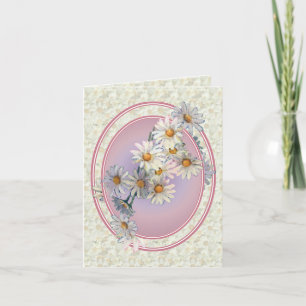 Cartão DAISIES & OVALS by SHARON SHARPE