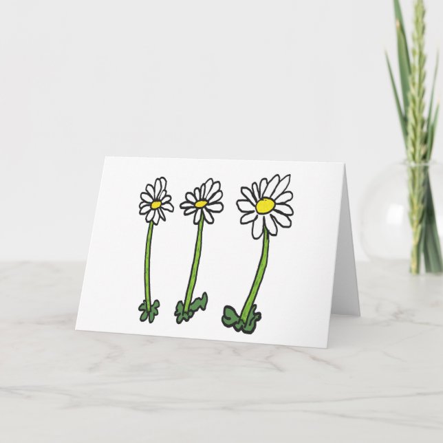 Cartão Daisy (Frente)