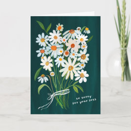 Cartão Daisy Buquê com pêsames