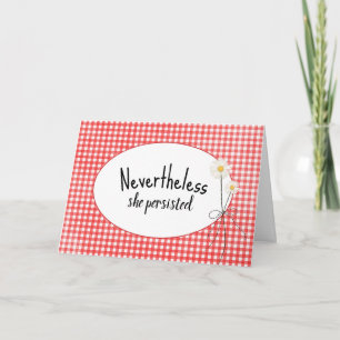 Cartão Daisy Buquê Em Gingham