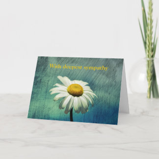 Cartão Daisy - Com profunda simpatia