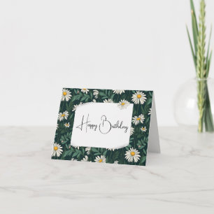 Cartão Daisy Meadow de Aniversário
