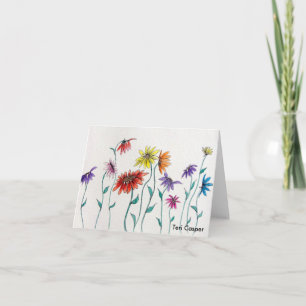 Cartão Daisy Note Card