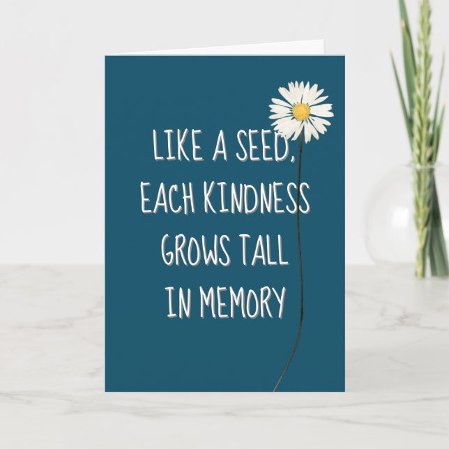 Cartão Daisy Obrigado (Frente)