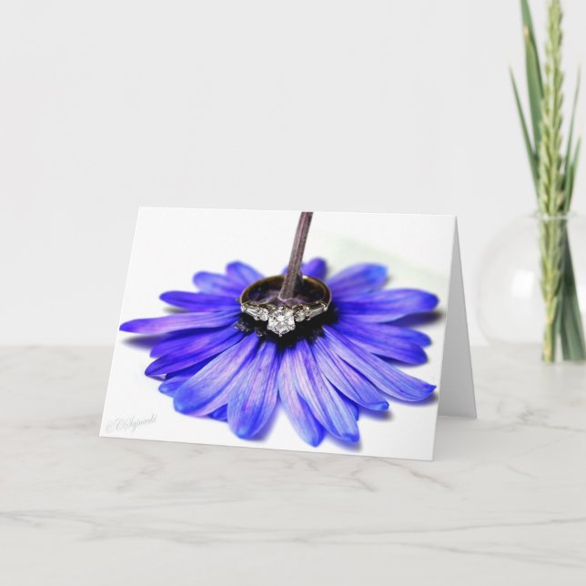 Cartão Daisy Ring (Frente)