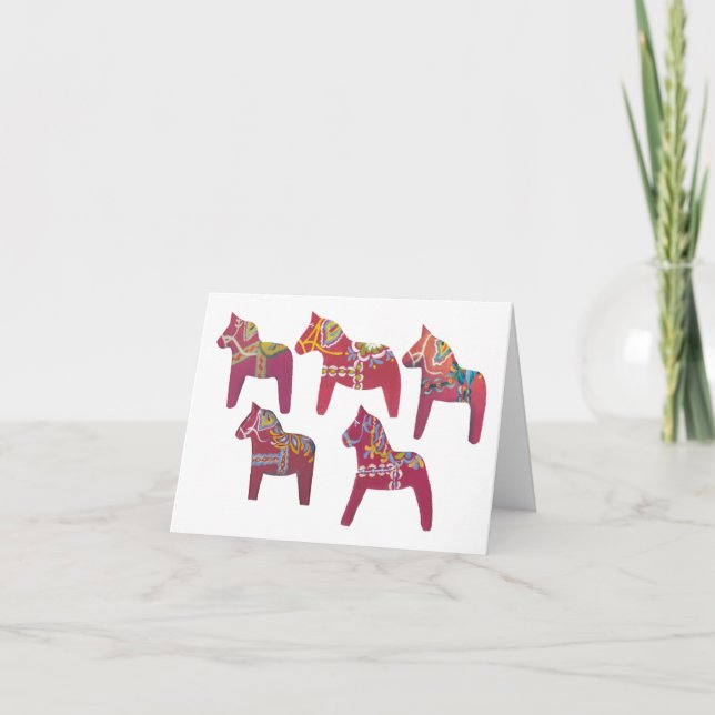 Cartão Dala Horse Notecard (Frente)
