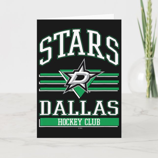 Cartão Dallas Stars Hockey Club Preto Licenciado Oficialm (Frente)