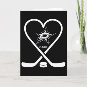 Cartão Dallas Stars Valentine Sticks Verde Nhl Oficialmen