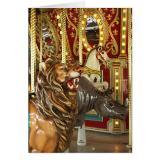 Cartão Dallas Zoo Carousel