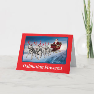 Cartão Dalmaciano Reindeer
