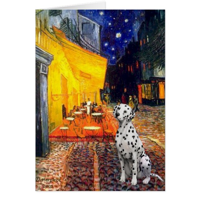 Cartão Dalmatian 1 - Terrace Cafe (Frente)