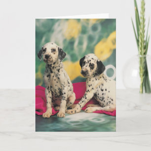 Cartão Dalmatian Puppies