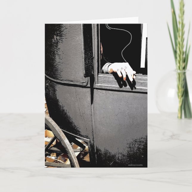 Cartão Dama de Carruagem (Frente)