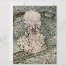 Dama Rato com Touca de Tecido (por Beatrix Potter)