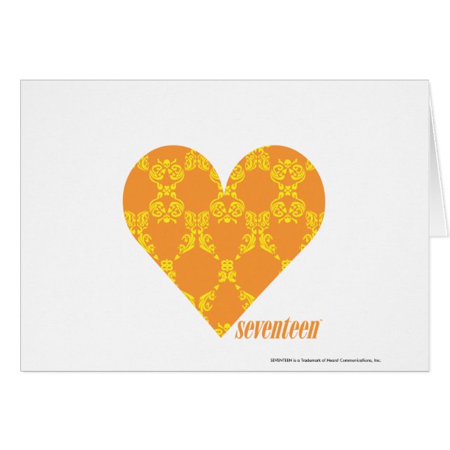 Cartão Damasco 2 laranja-amarelos (Frente Horizontal)