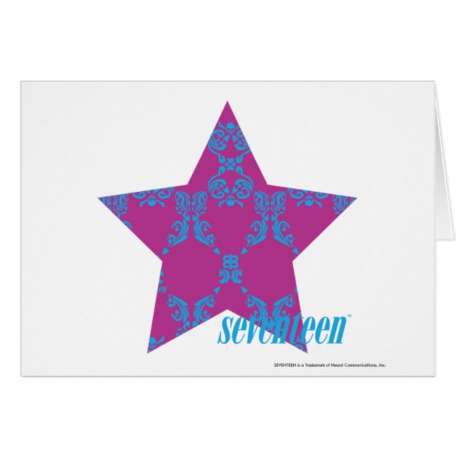 Cartão Damasco 3 Aqua-Roxos (Frente Horizontal)