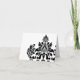 Cartão Damask Card