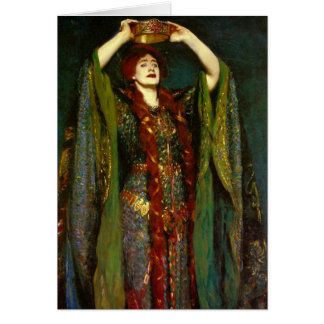 Cartão Dame Ellen Terry por John Singer Sargent