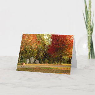 Cartão Dan Fogelberg Memorial in Fall Card