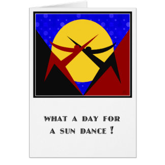 Cartão Dança ao Sol - Personalizado