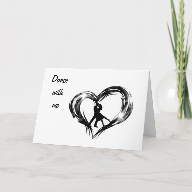 Cartão DANÇA COMIGO NO SEU aniversário de 40 anos/PARA SE (Frente)