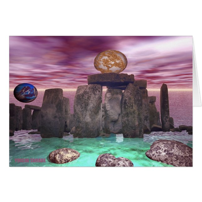 Cartão Dança Cósmica 3 (Frente Horizontal)