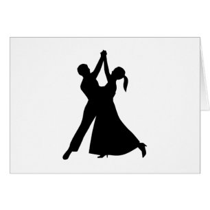 Cartão Dança da valsa