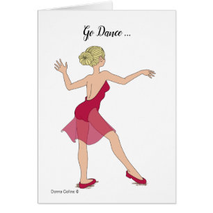 Cartão Dança de aniversário