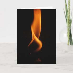 Cartão dança de chama