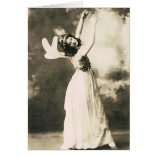 Cartão Dança de Isadora Duncan