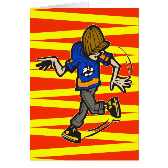 Cartão Dança de rua (Frente)