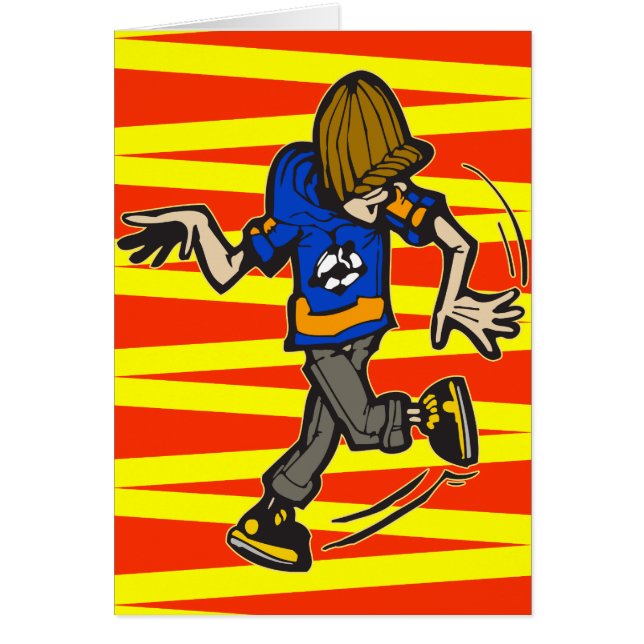 Cartão Dança de rua (Frente)